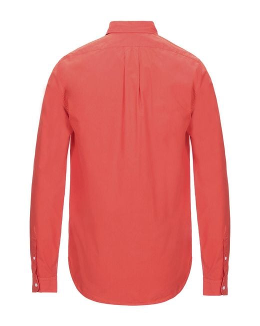KENZO Red Shirt Cotton for men