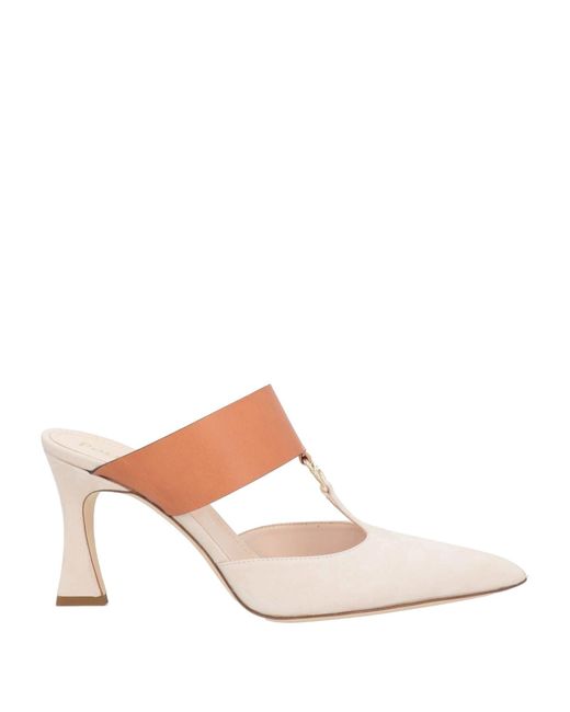 Pollini Pink Mules & Clogs