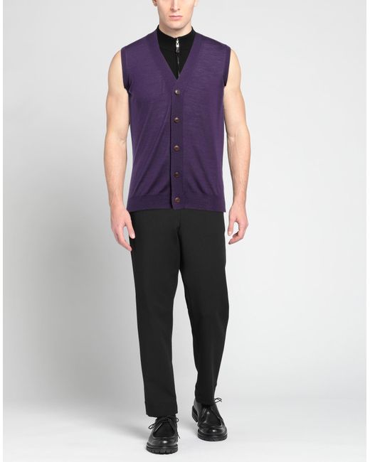 Altea Purple Cardigan for men
