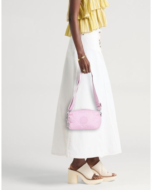 Kipling Pink Light Shoulder Bag Polyamide