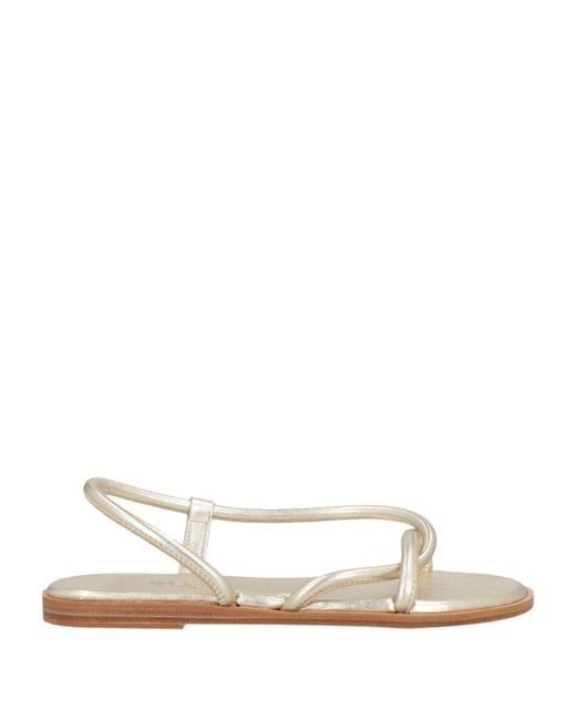 Ancient Greek Sandals White Sandals Leather