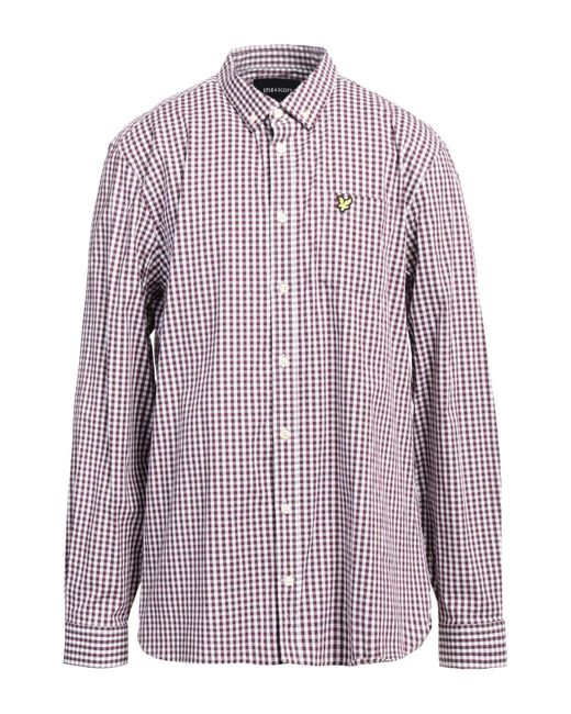 Lyle & Scott Purple Shirt for men