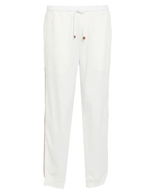 Brunello Cucinelli White Trouser for men