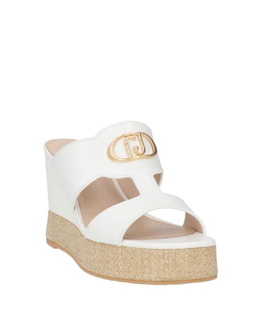 Liu Jo White Sandals Calfskin