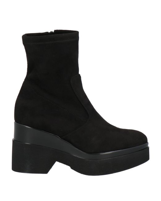 Lorenzo Mari Black Ankle Boots