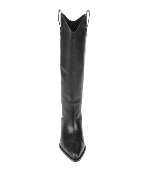 Poeve Black Boot Leather