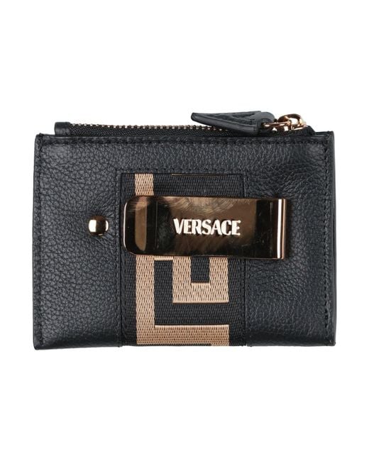 Versace Black Cardholder for men