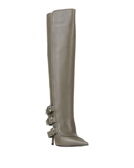 Le Silla Brown Military Boot Leather