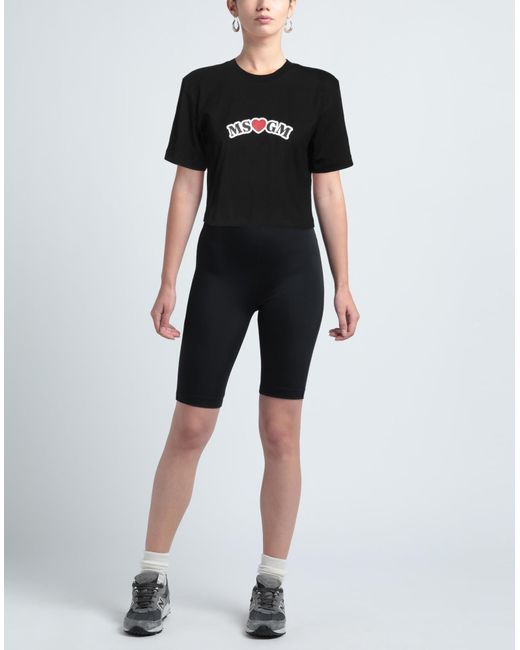 MSGM Black T-shirt