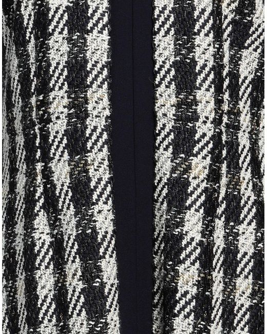 Paule Ka Black Midi Dress Cotton, Polyamide, Acrylic, Polyester, Wool