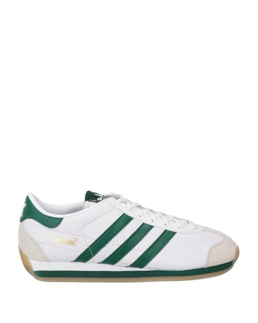 Adidas Originals Green Sneakers Leather for men
