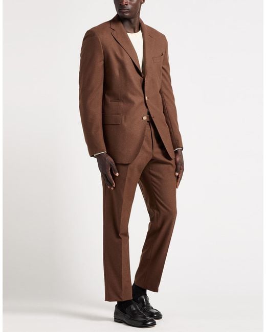 Eleventy Brown Suits for men