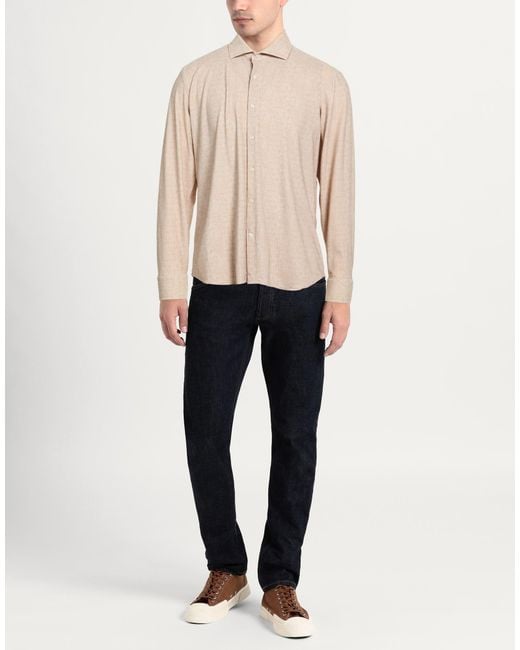 Ghirardelli Natural Shirt Polyamide, Elastane for men