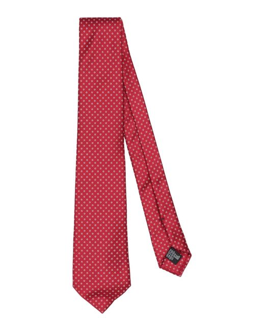 Emporio Armani Red Ties & Bow Ties for men