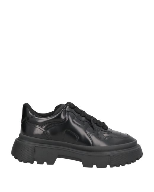 Hogan Women's Black Sneakers Leather