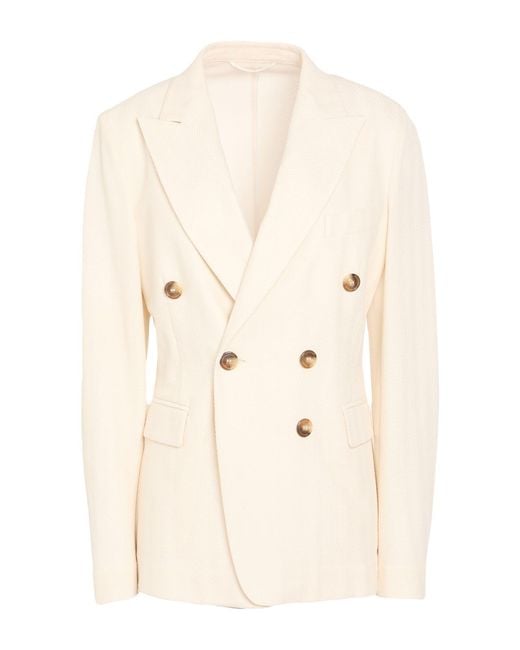 Kiltie Natural Ivory Blazer Cotton