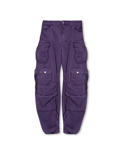 The Attico Purple Jeanshose