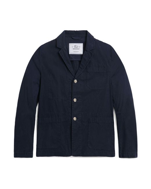 Americana Woolrich de hombre de color Blue