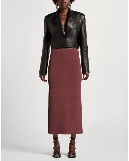 Tod's Red Midi Skirts