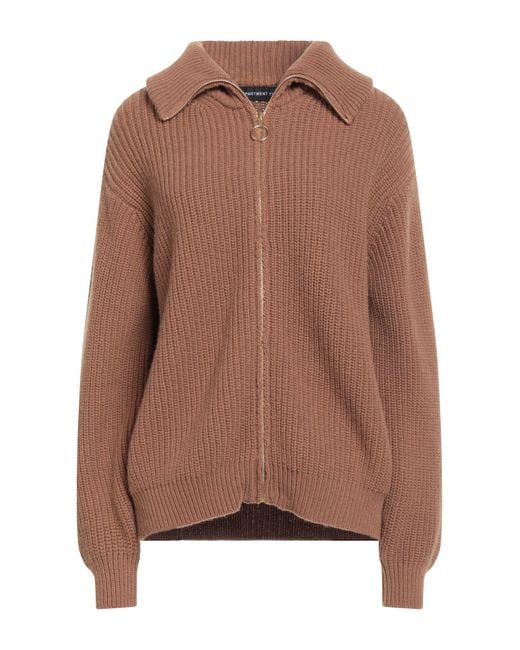 Department 5 Brown Cardigan Virgin Wool
