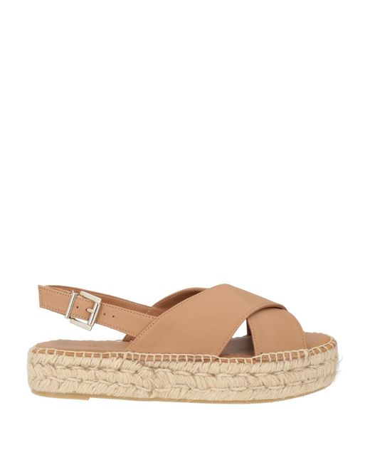 Alohas Natural Sand Sandals Leather