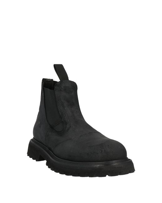Premiata Black Ankle Boots for men