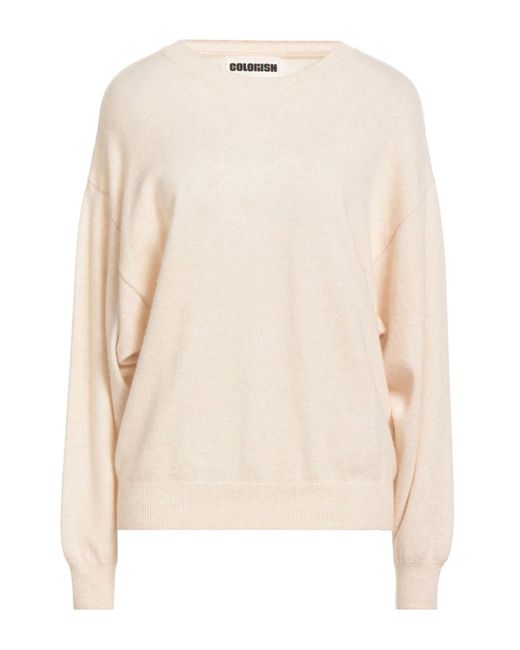 Pullover Colorush de color Natural