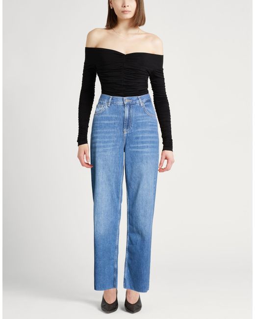 Liu Jo Blue Better Denim Jeans Cotton