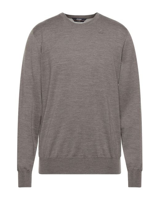 Pullover K-Way de hombre de color Gray