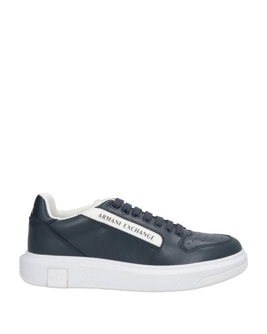 ARMANI EXCHANGE Blue Sneakers Polyester for men