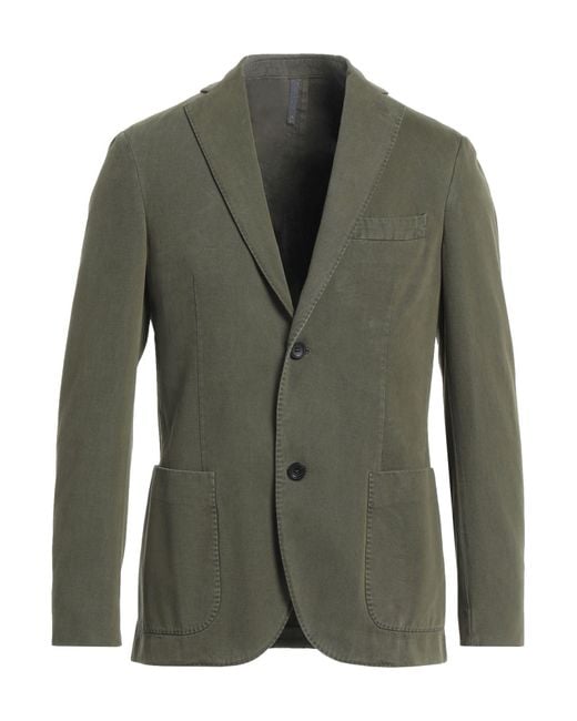 Montedoro Green Blazer for men
