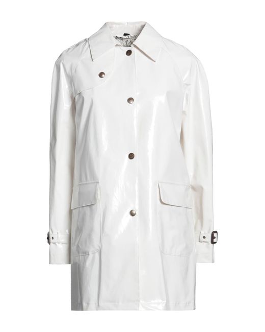 Sealup White Overcoat & Trench Coat