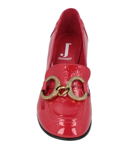 Jeannot Red Loafers
