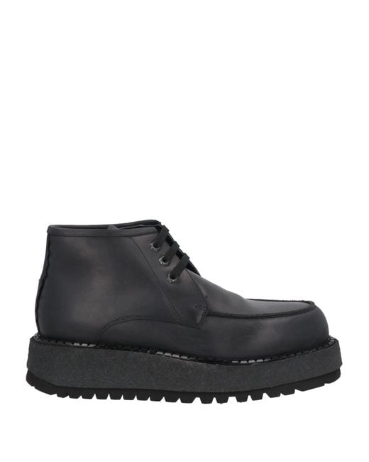 THE ANTIPODE Black Ankle Boots for men