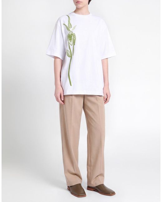 Stella Jean White T-Shirt Cotton