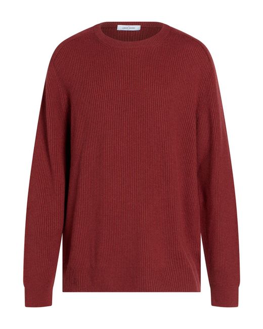 Gran Sasso Red Sweater Virgin Wool, Cashmere, Viscose for men