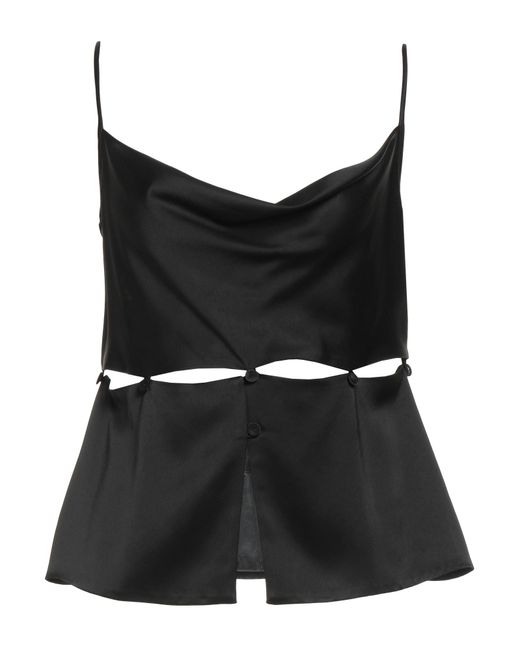 Top Nanushka de color Black