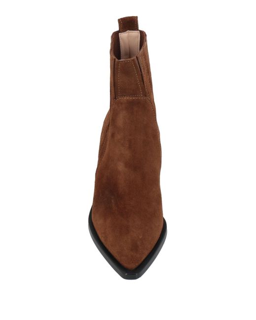 Agl Attilio Giusti Leombruni Brown Ankle Boots Leather