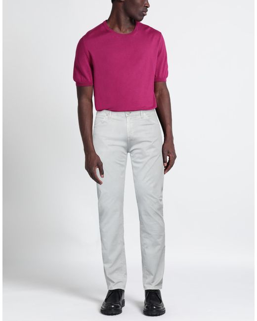 PT Torino Gray Denim Trousers for men
