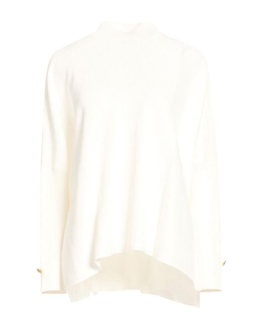 Barbour White Turtleneck