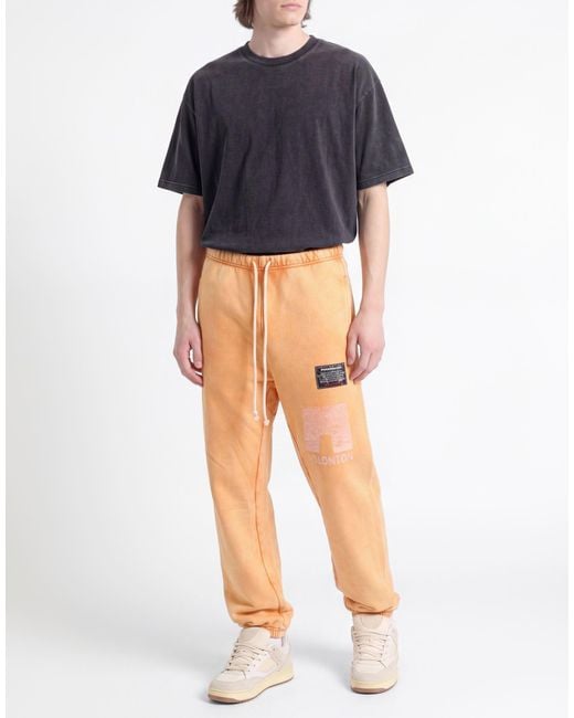 RIVINGTON roi Rebis Orange Apricot Pants Cotton for men
