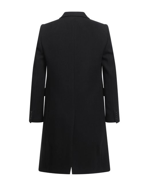 Manteau long Saint Laurent pour homme en coloris Black