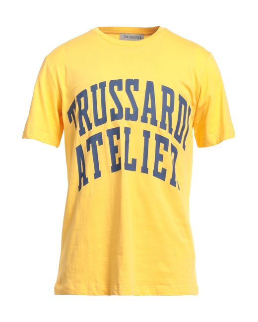 Trussardi Yellow T-shirt for men