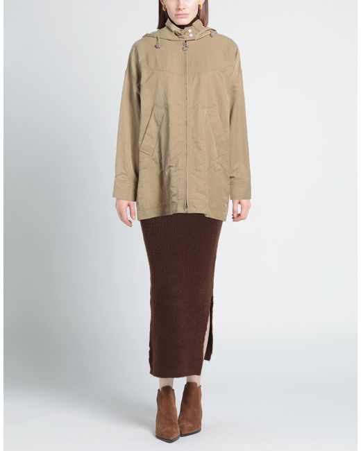 Trussardi Natural Overcoat & Trench Coat