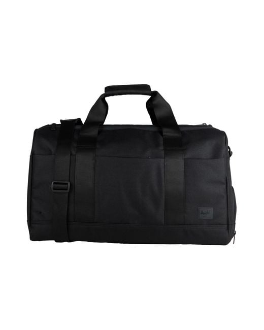 Herschel Supply Co. Black Duffel Bags Recycled Pet, Tpe for men
