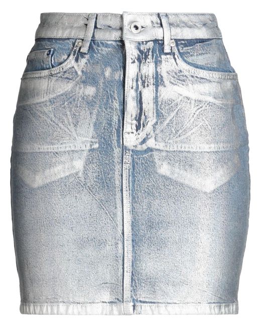 Karl Lagerfeld Blue Denim Skirt