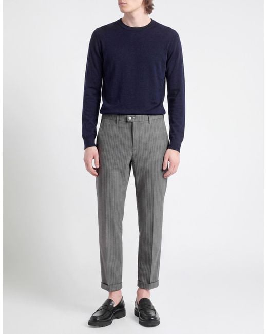 Tramarossa Gray Pants Virgin Wool, Elastane for men