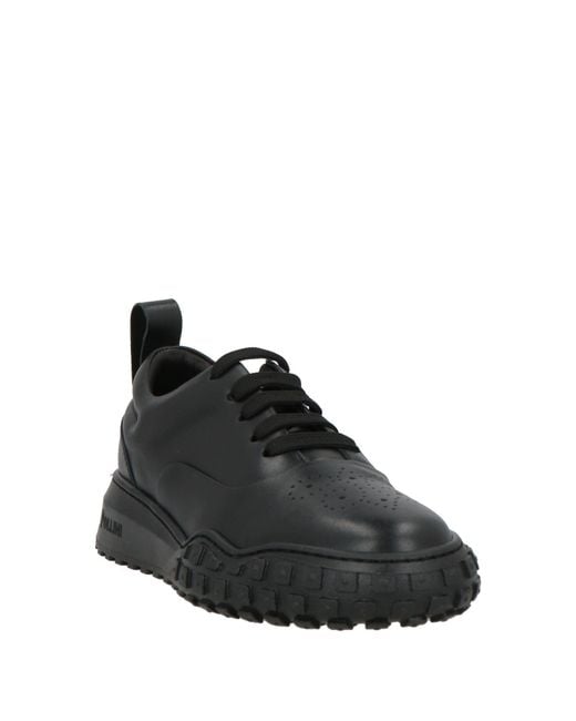 Pollini Black Sneakers Calfskin