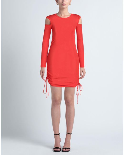 Helmut Lang Red Mini Dress