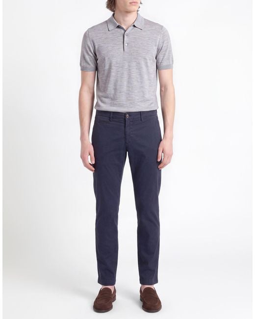 Briglia 1949 Blue Pants Cotton, Elastane for men